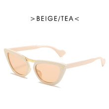 Load image into Gallery viewer, Sexy Cat Eye Retro Sunglasses Women Small Triangle Sun Glasses Female Shades Ladies Trending Streetwear Eyewear UV400 Eyeglasses