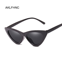 Load image into Gallery viewer, Sexy Cat Eye Sunglasses Women Brand Designer Mirror Black Triangle Sun Glasses Female Lens Shades for Ladies Eyewear UV400
