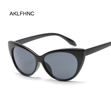 Load image into Gallery viewer, Sexy Cat Eye Sunglasses Women Brand Designer Mirror Black Triangle Sun Glasses Female Shades For Ladies UV400