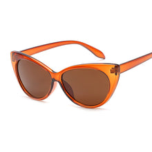 Load image into Gallery viewer, Sexy Cat Eye Sunglasses Women Brand Designer Mirror Black Triangle Sun Glasses Female Shades For Ladies UV400