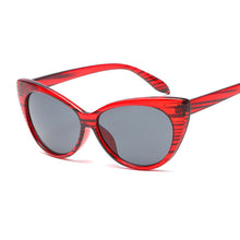 Load image into Gallery viewer, Sexy Cat Eye Sunglasses Women Brand Designer Mirror Black Triangle Sun Glasses Female Shades For Ladies UV400