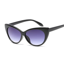 Load image into Gallery viewer, Sexy Cat Eye Sunglasses Women Brand Designer Mirror Black Triangle Sun Glasses Female Shades For Ladies UV400