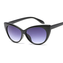 Load image into Gallery viewer, Sexy Cat Eye Sunglasses Women Brand Designer Mirror Black Triangle Sun Glasses Female Shades For Ladies UV400