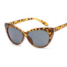 Load image into Gallery viewer, Sexy Cat Eye Sunglasses Women Brand Designer Mirror Black Triangle Sun Glasses Female Shades For Ladies UV400