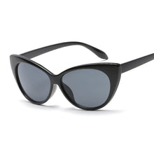 Load image into Gallery viewer, Sexy Cat Eye Sunglasses Women Brand Designer Mirror Black Triangle Sun Glasses Female Shades For Ladies UV400