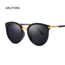 Load image into Gallery viewer, Sexy Cat Eye Sunglasses Women Brand Designer Mirror Sun Glasses Female Round Lens Shades for Ladies Eyewear UV400