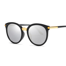 Load image into Gallery viewer, Sexy Cat Eye Sunglasses Women Brand Designer Mirror Sun Glasses Female Round Lens Shades for Ladies Eyewear UV400