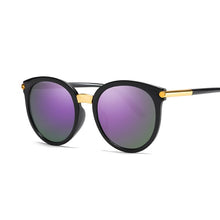 Load image into Gallery viewer, Sexy Cat Eye Sunglasses Women Brand Designer Mirror Sun Glasses Female Round Lens Shades for Ladies Eyewear UV400