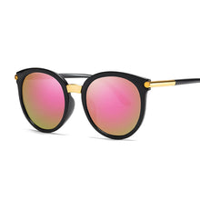 Load image into Gallery viewer, Sexy Cat Eye Sunglasses Women Brand Designer Mirror Sun Glasses Female Round Lens Shades for Ladies Eyewear UV400