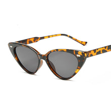 Load image into Gallery viewer, Sexy Cat Eye Sunglasses Women Brand Designer Small Triangle Vintage Sun Glasses Female Retro Cateye Eyewear Black