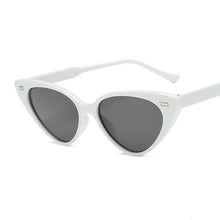 Load image into Gallery viewer, Sexy Cat Eye Sunglasses Women Brand Designer Small Triangle Vintage Sun Glasses Female Retro Cateye Eyewear Black