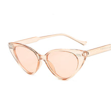 Load image into Gallery viewer, Sexy Cat Eye Sunglasses Women Brand Designer Small Triangle Vintage Sun Glasses Female Retro Cateye Eyewear Black