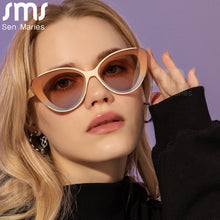 Load image into Gallery viewer, Sexy Cat Eye Sunglasses Women Gradient Shades UV400 Diving Sun Glasses Men Female Eyewear Vintage Eyeglasses