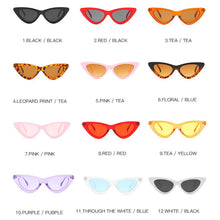 Load image into Gallery viewer, Sexy Cat Eye Sunglasses Women's 2023 Brand design Snglasse okulary Ladies Female Vintage Sun glasses UV400 Oculos de sol