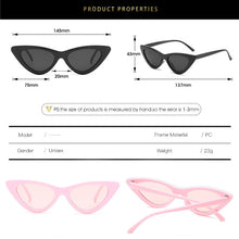 Load image into Gallery viewer, Sexy Cat Eye Sunglasses Women's 2023 Brand design Snglasse okulary Ladies Female Vintage Sun glasses UV400 Oculos de sol