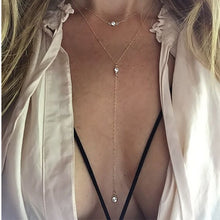 Load image into Gallery viewer, Sexy Crystal Heart Choker Necklace for Women Necklace Pendant Bohemian Moon Sta on neck Chocker Necklace Jewelry Gift