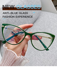 Load image into Gallery viewer, Sexy Red Cat Eye Glasses Frames Women Anti Blue Light Eyeglasses Computer Eyewear Optical Myopia Frame Spectacle Frames Unisex