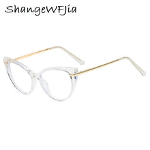 Load image into Gallery viewer, Sexy Red Cat Eye Glasses Frames Women Anti Blue Light Eyeglasses Computer Eyewear Optical Myopia Frame Spectacle Frames Unisex