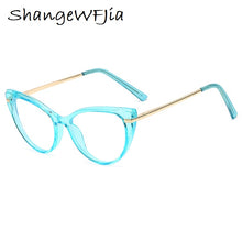 Load image into Gallery viewer, Sexy Red Cat Eye Glasses Frames Women Anti Blue Light Eyeglasses Computer Eyewear Optical Myopia Frame Spectacle Frames Unisex