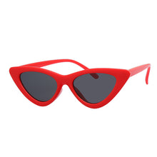Load image into Gallery viewer, Sexy Red Cat Eye Sunglasses Women Shades Famous Brand  Designer Trendy Sun Glasses Female Small White Black Points