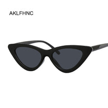 Load image into Gallery viewer, Sexy Red Cat Eye Sunglasses Women Shades Famous Brand  Designer Trendy Sun Glasses Female Small White Black Points