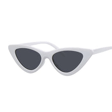 Load image into Gallery viewer, Sexy Red Cat Eye Sunglasses Women Shades Famous Brand  Designer Trendy Sun Glasses Female Small White Black Points