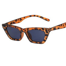 Load image into Gallery viewer, Sexy Retro Cat Eye Sunglasses Women Trendy 2023 Brand Designer Small Black Green Vintage Rectangle Sun Glasses Female Traveling
