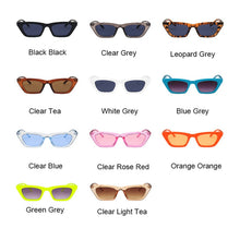 Load image into Gallery viewer, Sexy Retro Cat Eye Sunglasses Women Trendy 2023 Brand Designer Small Black Green Vintage Rectangle Sun Glasses Female Traveling
