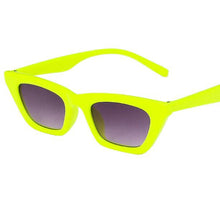Load image into Gallery viewer, Sexy Retro Cat Eye Sunglasses Women Trendy 2023 Brand Designer Small Black Green Vintage Rectangle Sun Glasses Female Traveling