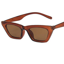 Load image into Gallery viewer, Sexy Retro Cat Eye Sunglasses Women Trendy 2023 Brand Designer Small Black Green Vintage Rectangle Sun Glasses Female Traveling