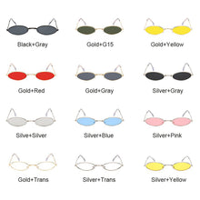 Load image into Gallery viewer, Sexy Small Vintage Cat Eye Sunglasses Men Vintage Red Black Sun Glasses Female Ladies Cateyes Sunglass 2023 Retro Glasses