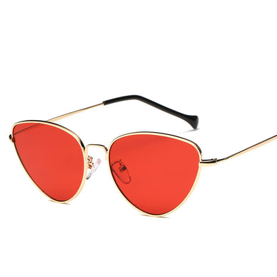 Sexy Small Vintage Cat Eye Sunglasses Women Vintage Red Black Sun Glasses Female Ladies Cateyes Sunglass 2023 Retro Glasses
