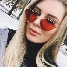 Load image into Gallery viewer, Sexy Small Vintage Cat Eye Sunglasses Women Vintage Red Black Sun Glasses Female Ladies Cateyes Sunglass 2023 Retro Glasses