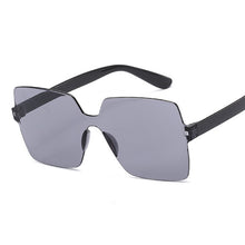 Load image into Gallery viewer, Sexy Square Sunglasses Women Brand Designer Small Triangle Vintage Sun Glasses Female Retro Cateye Eyewear Black