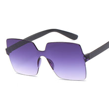 Load image into Gallery viewer, Sexy Square Sunglasses Women Brand Designer Small Triangle Vintage Sun Glasses Female Retro Cateye Eyewear Black