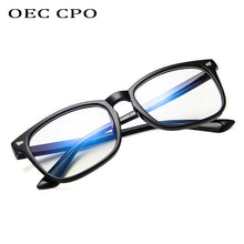 Load image into Gallery viewer, Sexy Vintage Spectacle Womens Square Glasses Frame Computer Gaming Clear Lens Anti-UV Anti Blue Light Rivet Eyeglasses man O327