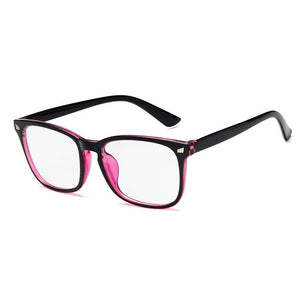 Sexy Vintage Spectacle Womens Square Glasses Frame Computer Gaming Clear Lens Anti-UV Anti Blue Light Rivet Eyeglasses man O327
