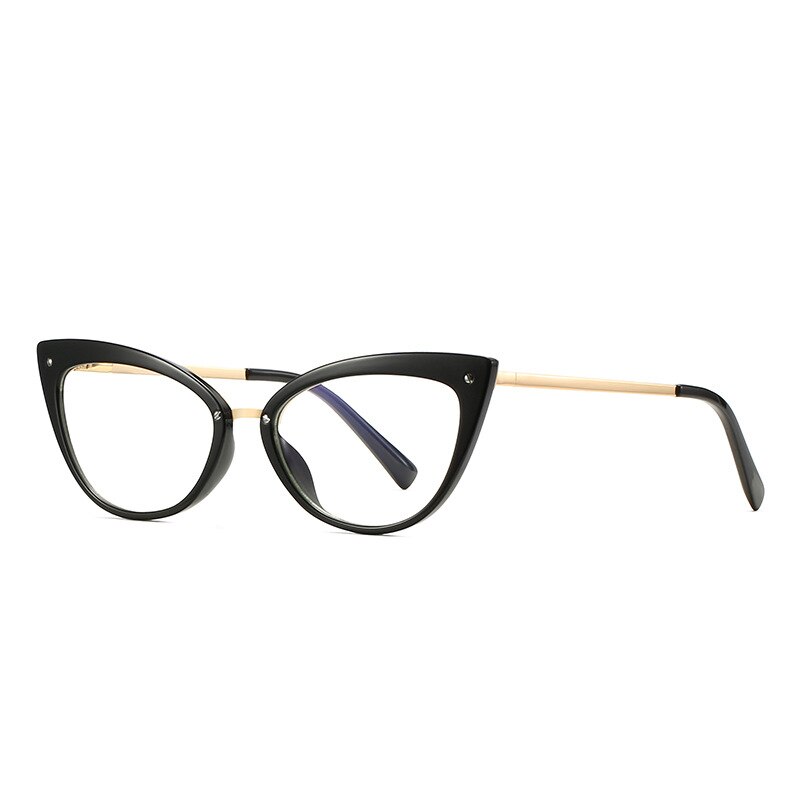Sexy Women Cat Eye Anti Blue Light Optical Glasses Frames TR90 Computer Eyeglasses Blue Light Blocking Eyewear