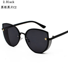 Load image into Gallery viewer, Sexy ladies Cat eye Women's sunglasses  Rimless Brand shades glasses female sunglasses oculos vintage