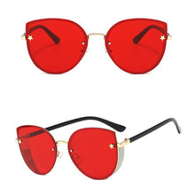 Load image into Gallery viewer, Sexy ladies Cat eye Women's sunglasses  Rimless Brand shades glasses female sunglasses oculos vintage