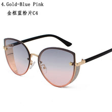 Load image into Gallery viewer, Sexy ladies Cat eye Women's sunglasses  Rimless Brand shades glasses female sunglasses oculos vintage