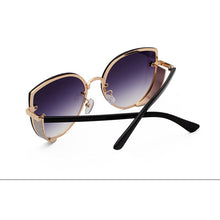 Load image into Gallery viewer, Sexy ladies Cat eye Women's sunglasses  Rimless Brand shades glasses female sunglasses oculos vintage