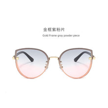 Load image into Gallery viewer, Sexy ladies Cat eye Women's sunglasses  Rimless Brand shades glasses female sunglasses oculos vintage