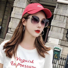 Load image into Gallery viewer, Sexy ladies Cat eye Women's sunglasses  Rimless Brand shades glasses female sunglasses oculos vintage