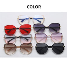 Load image into Gallery viewer, Sexy ladies Cat eye Women's sunglasses  Rimless Brand shades glasses female sunglasses oculos vintage