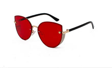 Load image into Gallery viewer, Sexy ladies Cat eye Women's sunglasses  Rimless Brand shades glasses female sunglasses oculos vintage