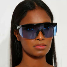 Load image into Gallery viewer, Sexy woman 2023 Onepiece Sunglasses women  Oversized sunglasses women sun glasses men ladies shades oculos de sol