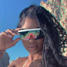 Load image into Gallery viewer, Sexy woman 2023 Onepiece Sunglasses women  Oversized sunglasses women sun glasses men ladies shades oculos de sol