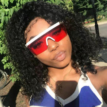 Load image into Gallery viewer, Sexy woman 2023 Onepiece Sunglasses women  Oversized sunglasses women sun glasses men ladies shades oculos de sol