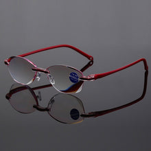 Carica l&#39;immagine nel visualizzatore di Gallery, Shatar Anti Blue Light Ultra Light Diamond Trimming Reading Glasses For Men Women Comfortable Anti Fatigue Prescription Glasses